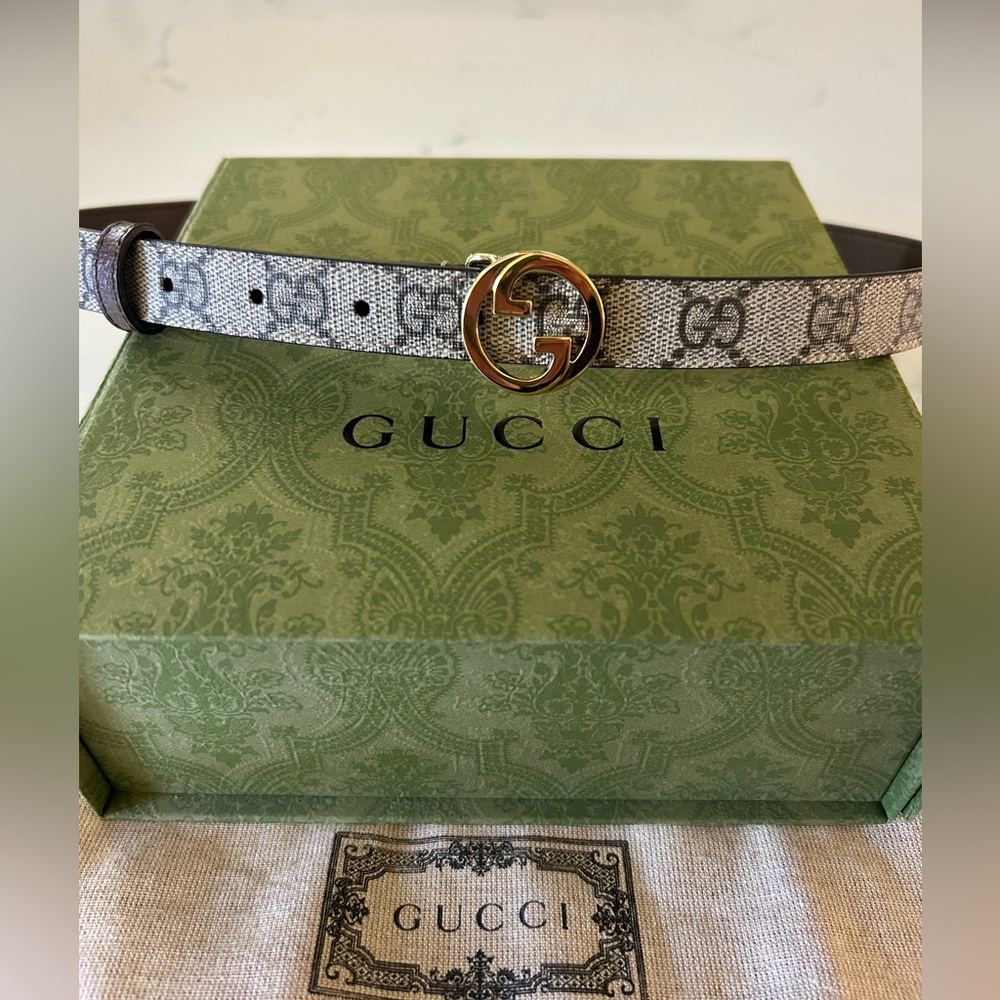 LIKE NEW GUCCI BLONDIE THIN BELT